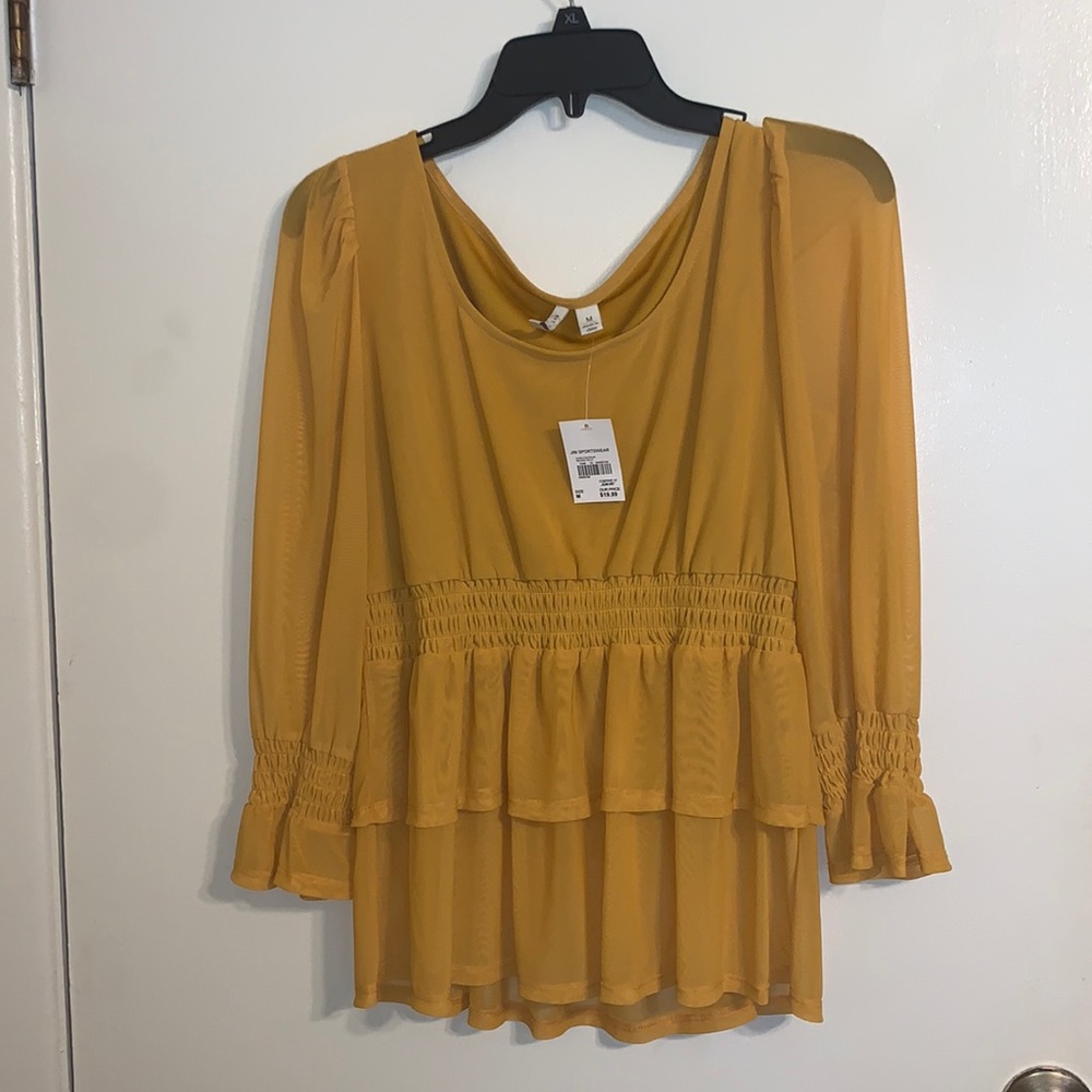 Yellow sz Med brand NWT